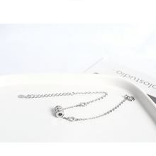 Load image into Gallery viewer, 925 Sterling Silver Shinning Bracelet With Small HandCrafted Icon